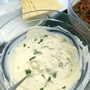 Sauce blanche pour lasagnes de légumes d'été