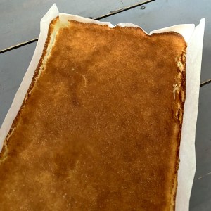 Lemon squares - après cuisson