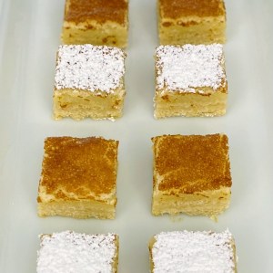 Lemon squares ou carrés au citron