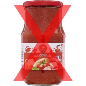 Sauce bolognaise industrielle