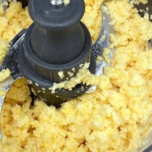 bonbons piments : mixer les pois