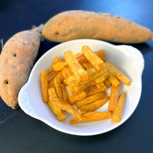 frites de patates douces croustillantes