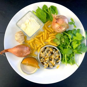 pates alle vongole au citron confit - ingrédients