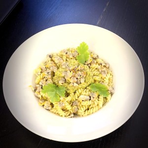 pates alle vongole au citron confit