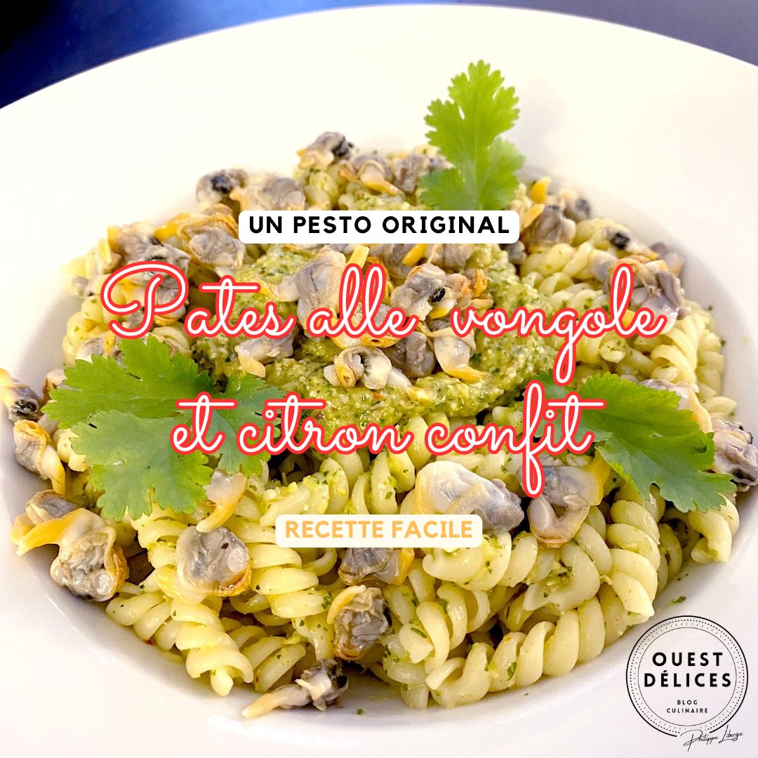 pates alle vongole au citron confit