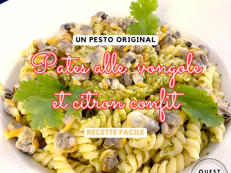 Pates alle vongole au citron confit
