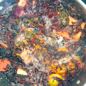 Bissap - infusion des ingrédients