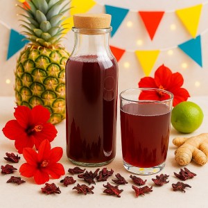 Bissap - boisson africaine à l'hibiscus