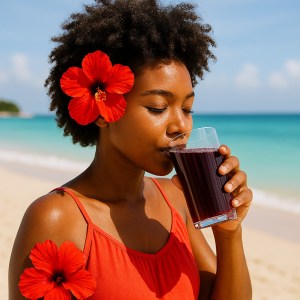 Bissap - boisson africaine à l'hibiscus
