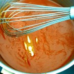 Sauce Jean Vignard - Pierre Gagnaire : fin de la réduction