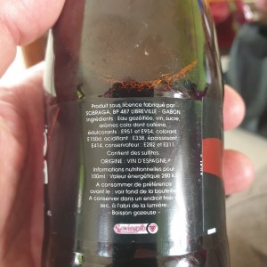 La composition du vino cola