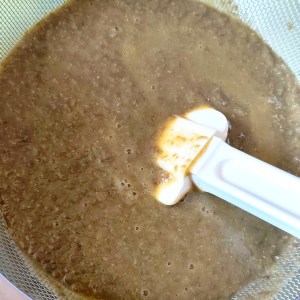 confiture lentilles vertes - bluter / tamiser