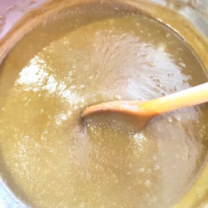 confiture lentilles vertes - seconde cuisson