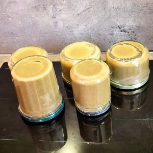 confiture lentilles vertes - mise en pot