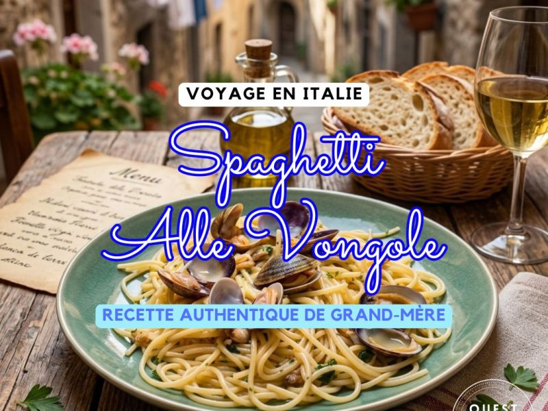 Spaghetti alle vongole : recette authentique Napolitaine